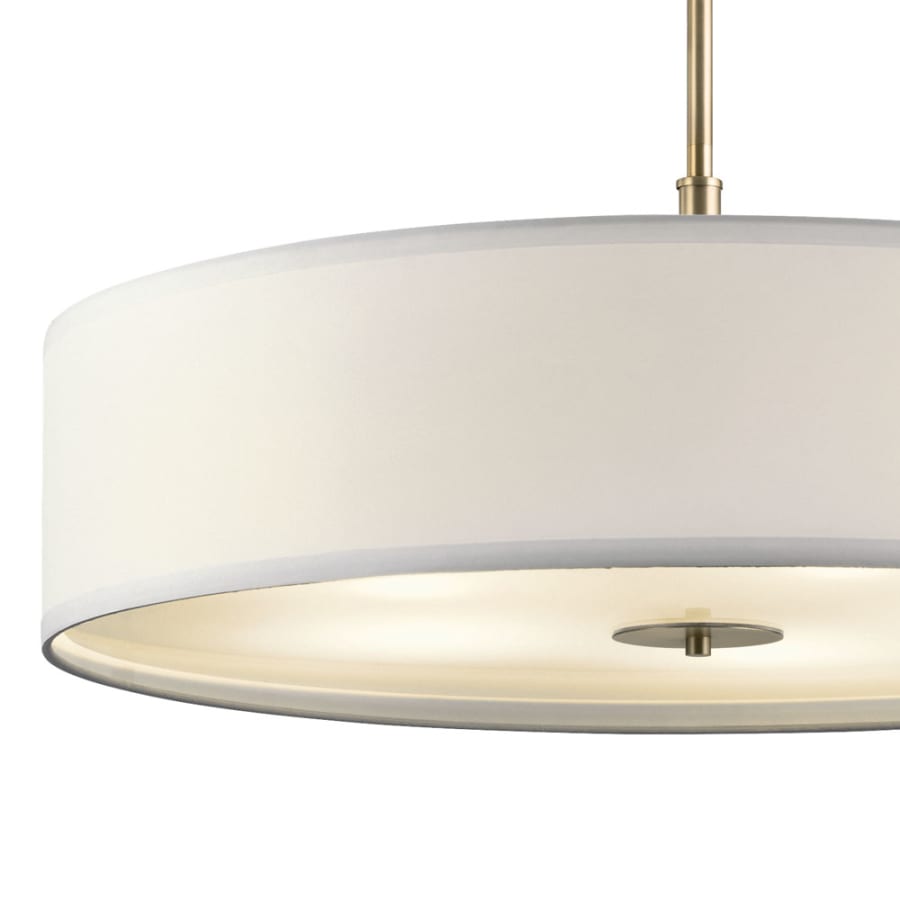 Kichler Five Light Pendant Black 42196BK