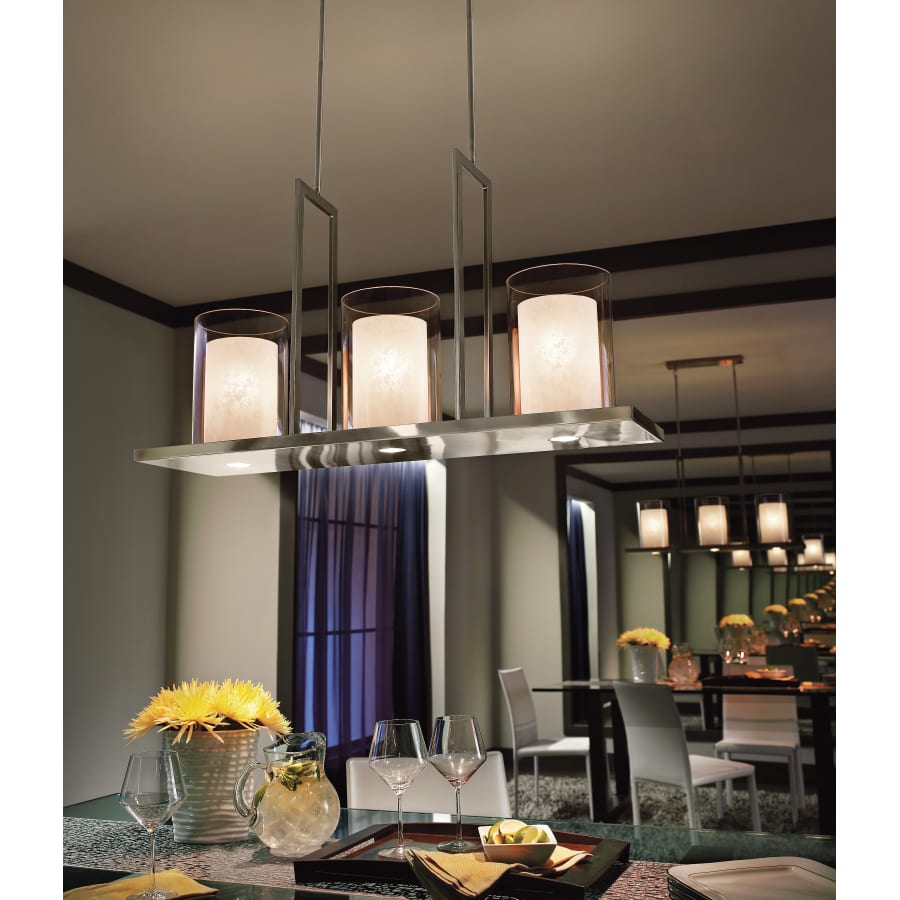 Kichler 42549CLP Triad Dual Lit 2 Light Pendant with