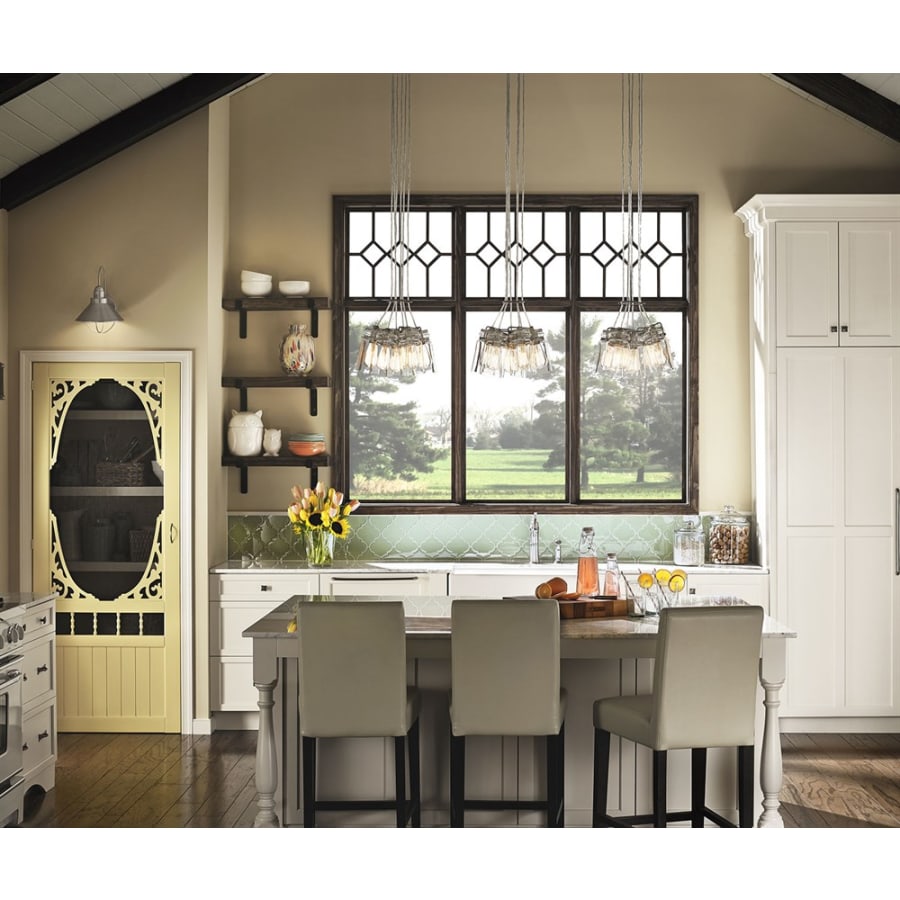 Kichler 42877NI Brinley 6 Light 12 Wide Pendant with Build