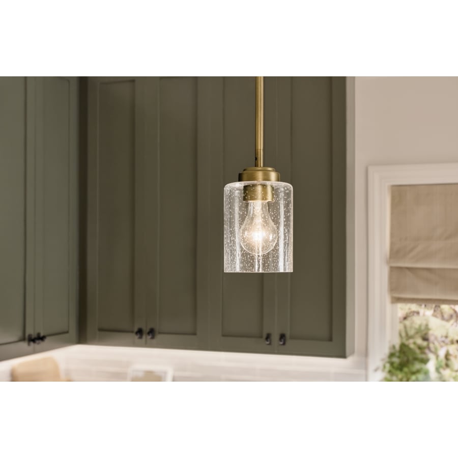 Kichler 44032BK Winslow 4 Wide Mini Pendant Build
