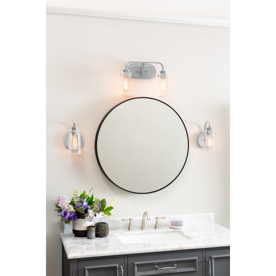 Kichler 45458CH Braelyn 2 Light 15 Seeded Glass Vanity Build