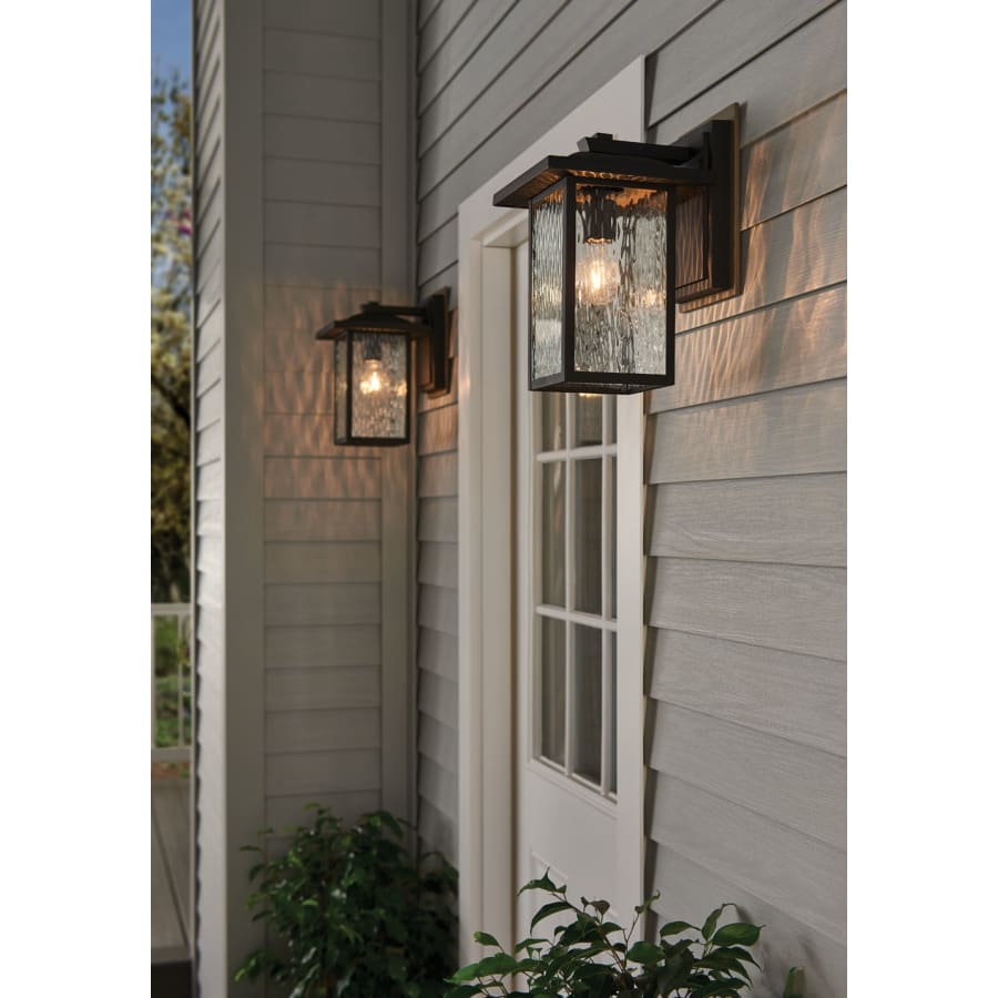 Kichler 49925BKT Capanna 13 Tall Outdoor Wall Sconce Build