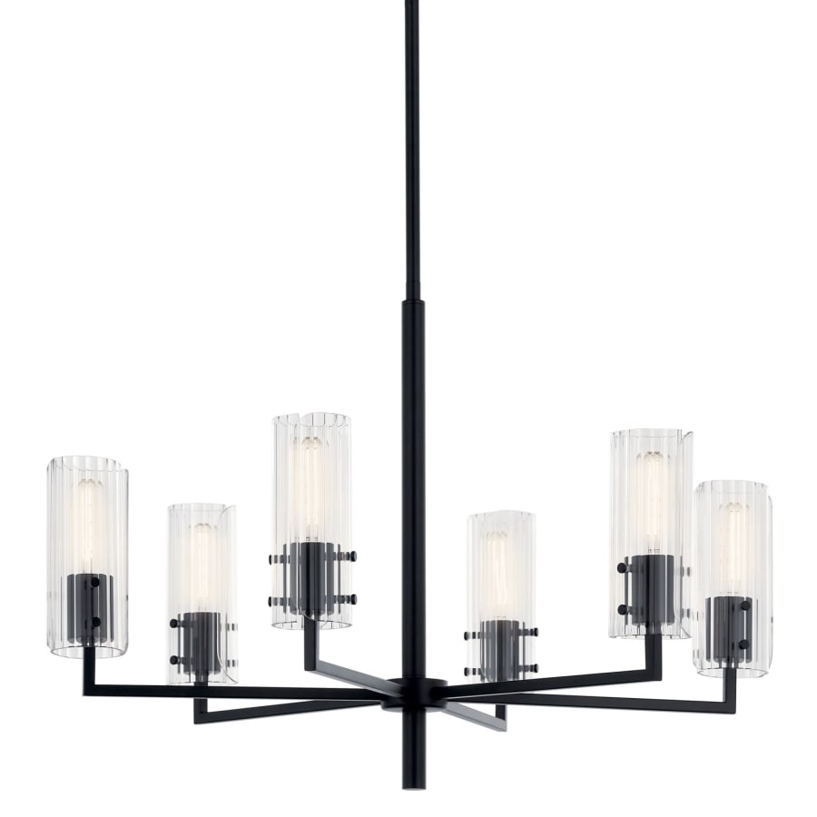 ベルフラッシュ Kichler 52679BK Velestino 6 Light 31