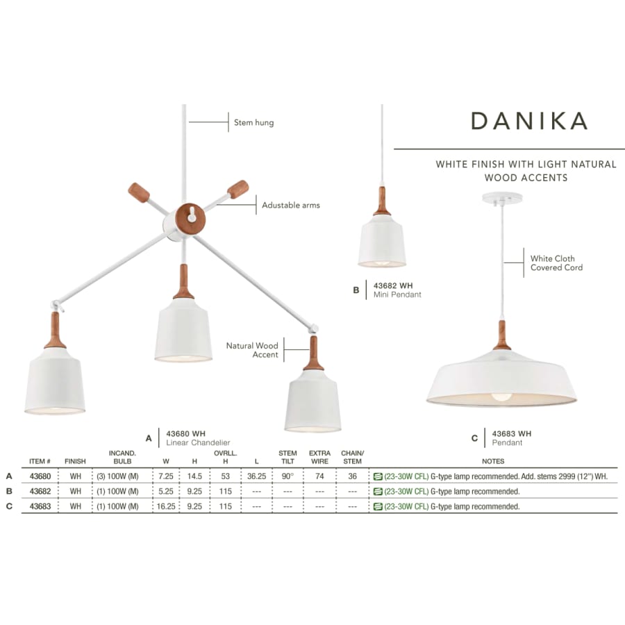 Kichler danika top