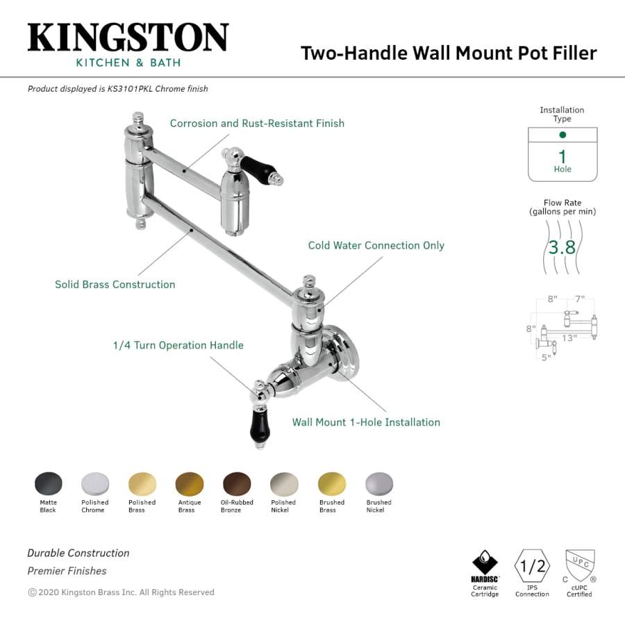 kingston-brass-ks310-pkl-alternate-image-724 kingston-brass-ks310-pkl-alternate-image-724