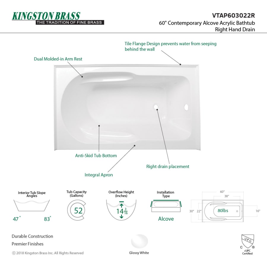 kingston-brass-vtap603022r-alternate-image-1050 kingston-brass-vtap603022r-alternate-image-1050