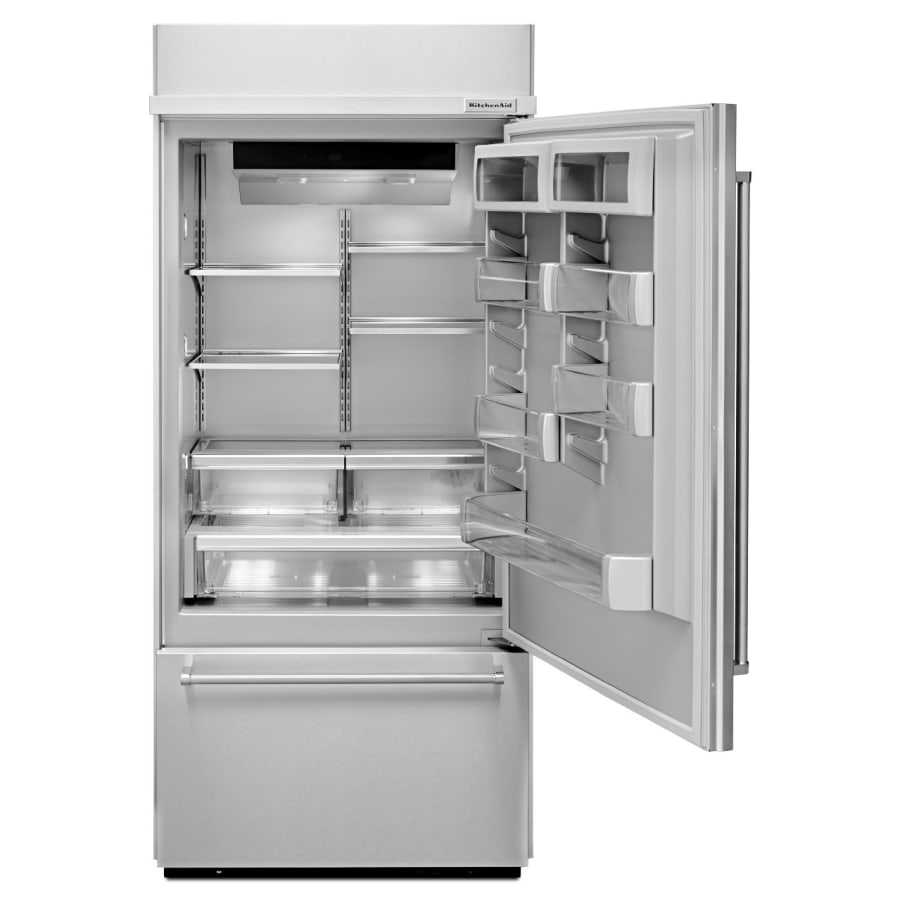 KitchenAid KBBR306ESS 20.9 Cu. ft. Built in Bottom Mount Refrigerator Stainless Steel