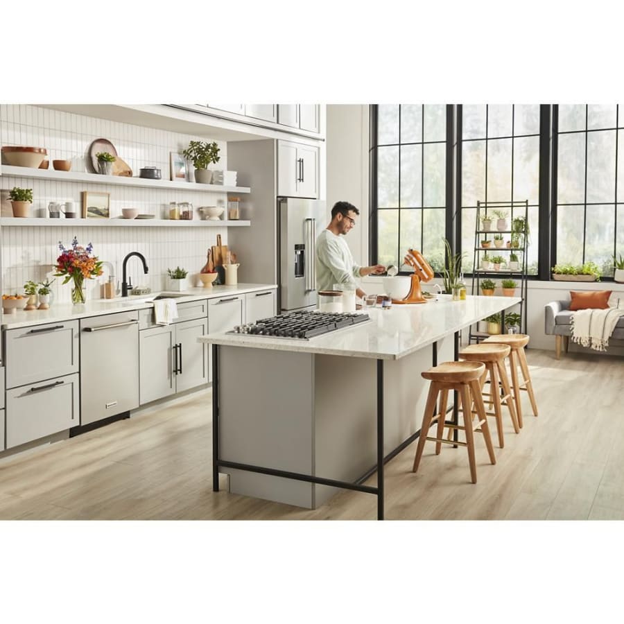 Kitchenaid 36 inch gas cooktop with downdraft deals