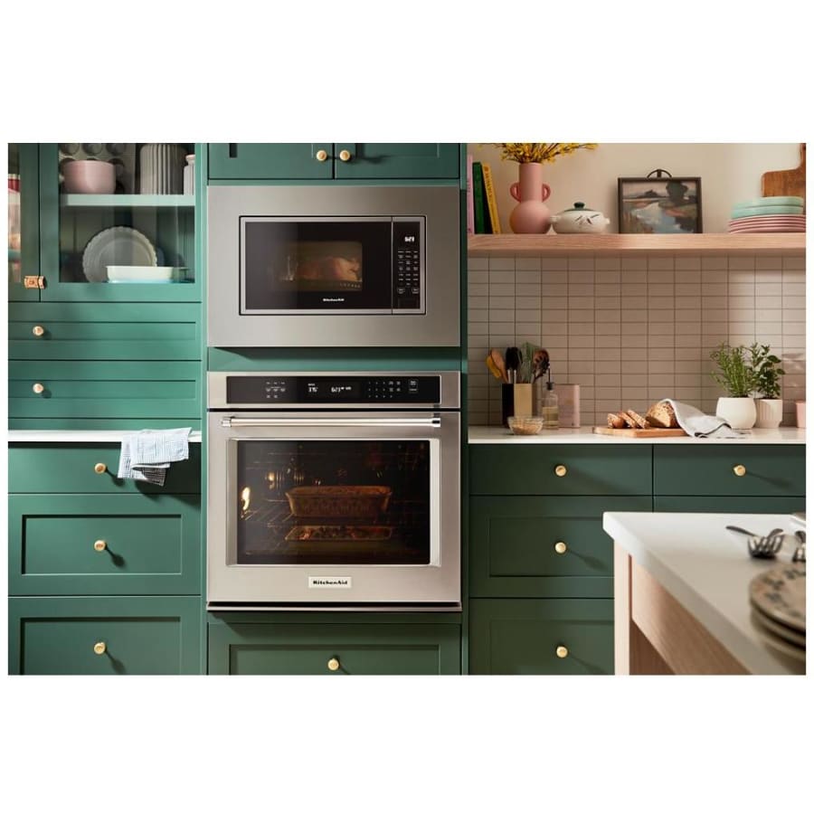 KitchenAid KMCS522RPS 22 Inch Wide 1.5 Cu. Ft. 1400 Watt Build