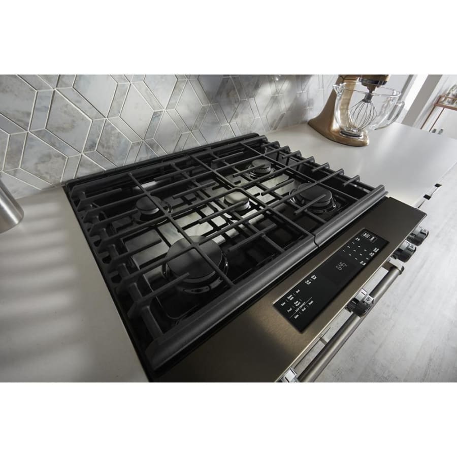 KitchenAid KSGG700EBS 30 Inch Wide 5.8 Cu. Ft. Slide-In Gas