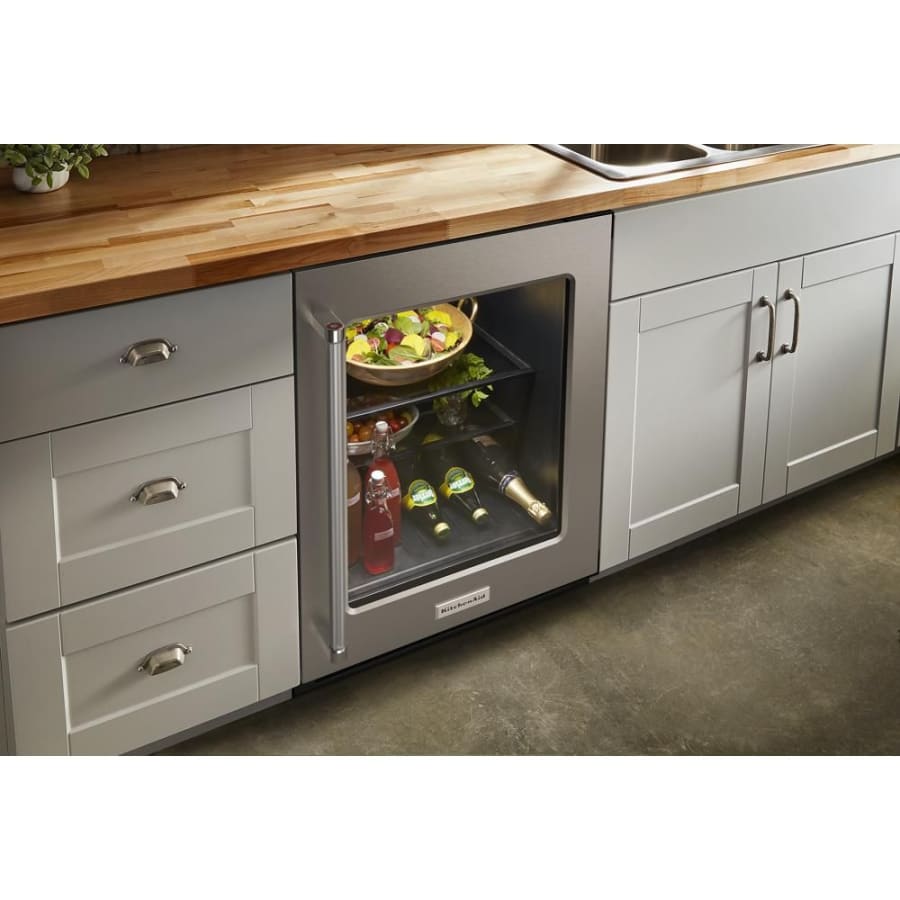 KitchenAid KURR214KSB 24 Inch Wide 5.2 Cu. Ft. Energy Star Build