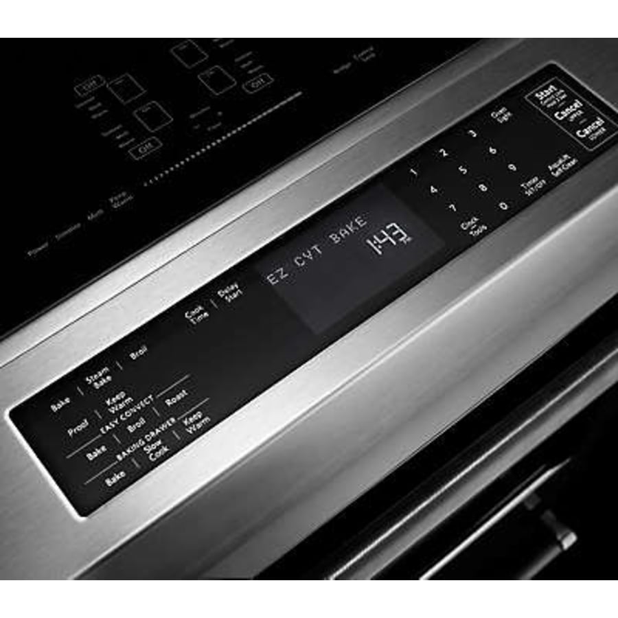 KitchenAid KSIB900ESS 30 Inch Wide 7.1 Cu. Ft. Slide In Build
