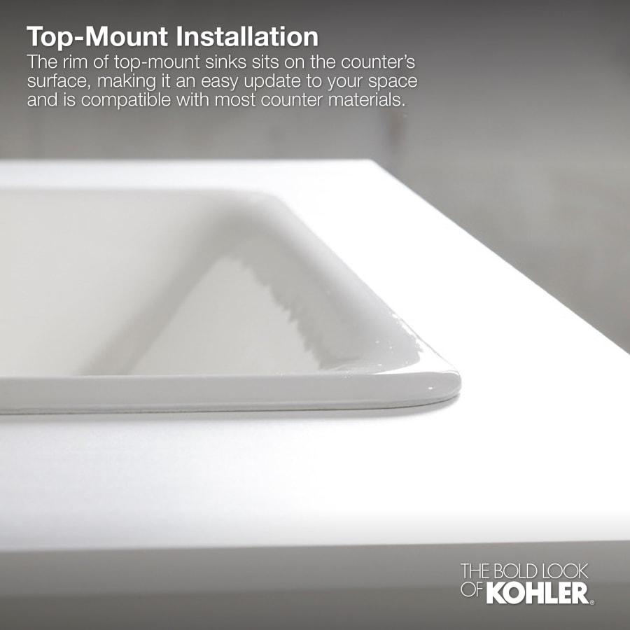 KOHLER Devonshire 18-1/8 in. Vitreous China Undermount Bathroom Sink in White with Overflow Drain