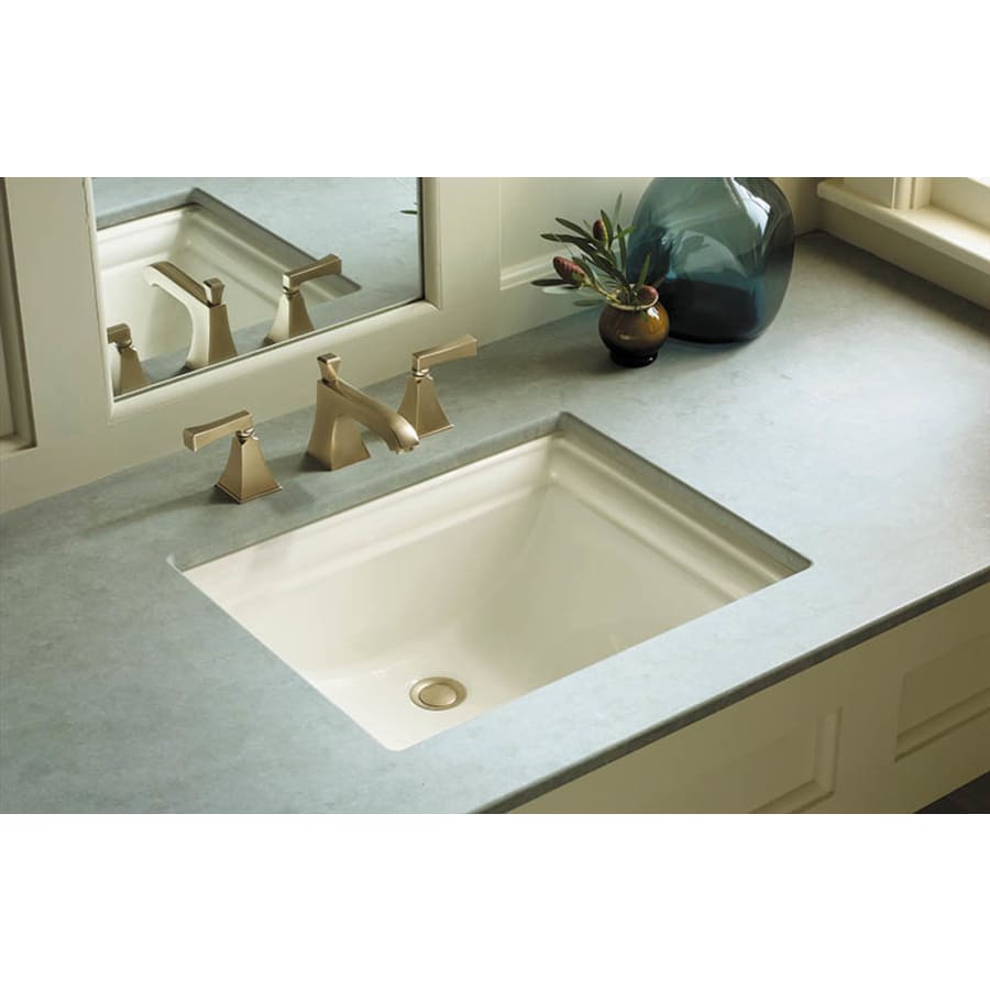 Kohler 2339-0 Memoirs Undermount Bathroom Sink - White, image size:900x900