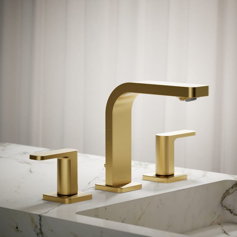 Kohler K-23484-4-BL Parallel 1.2 GPM Widespread Bathroom Faucet