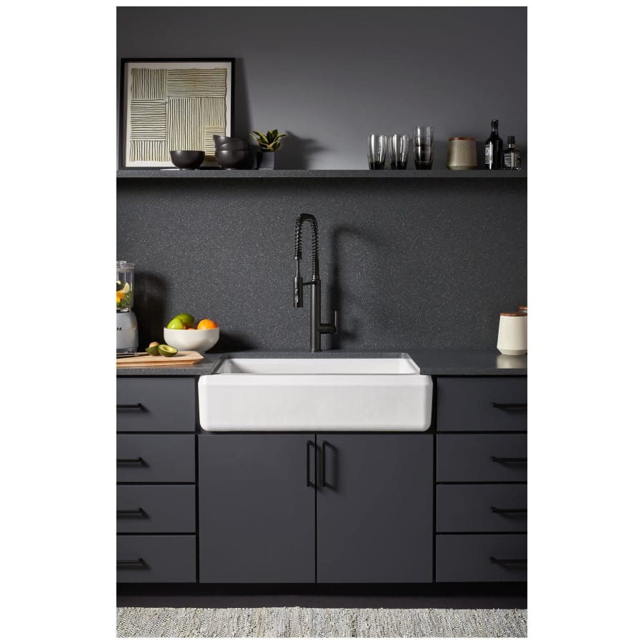 Kohler K-24564-96 Riverby Undermount Single-Bowl Farmhouse