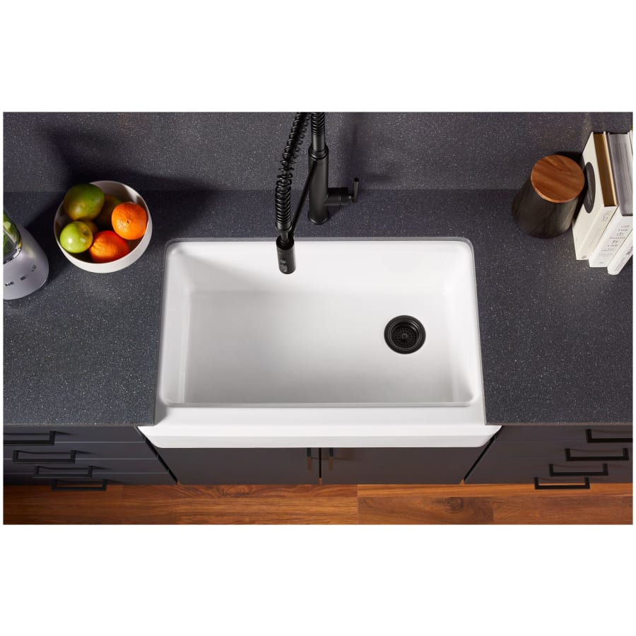 Kohler K-24564-96 Riverby Undermount Single-Bowl Farmhouse