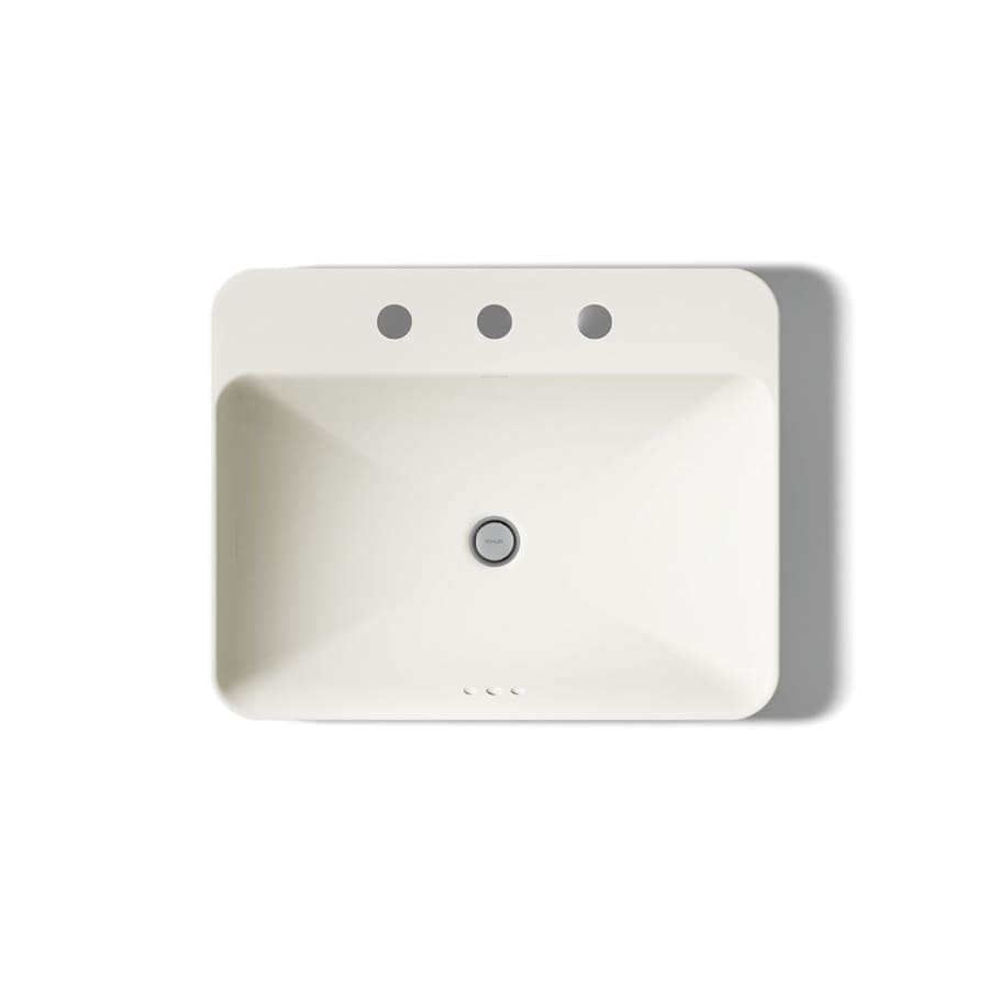 kaho☆ KOHLER Vox 23 in. Rectangular Drop-In Vessel Bathroom Sink