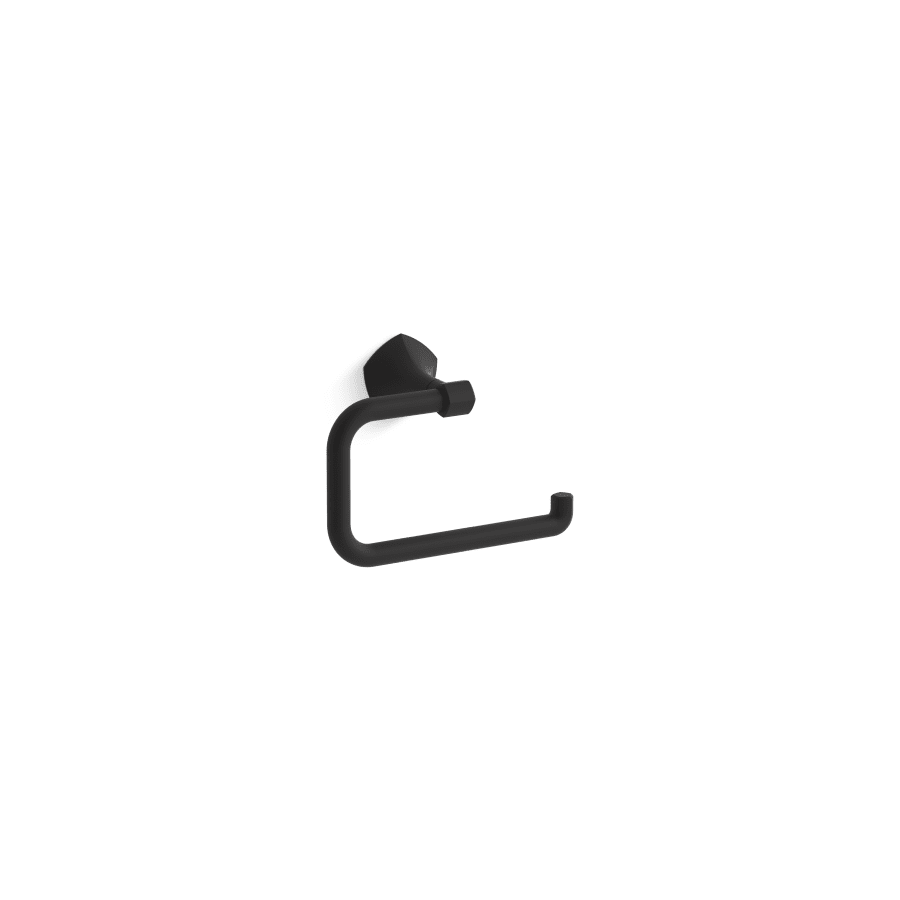 KOHLER Occasion Wall Mounted Towel Ring in Matte Black