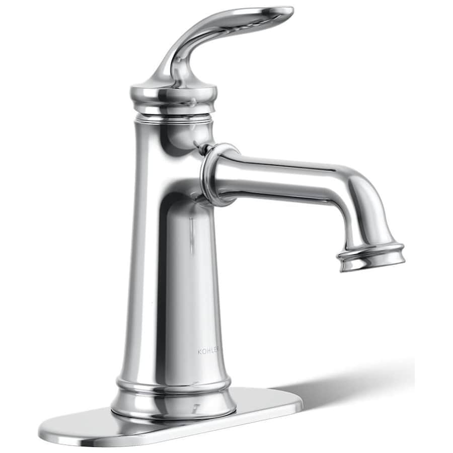 Kohler K-27379-4N-CP Bellera 0.5 GPM Single Hole Bathroom Faucet