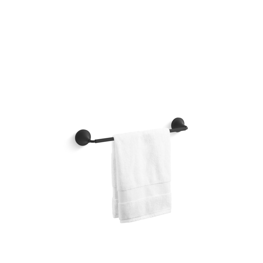 KOHLER Tone 18 in. Single Towel Bar in Matte Black
