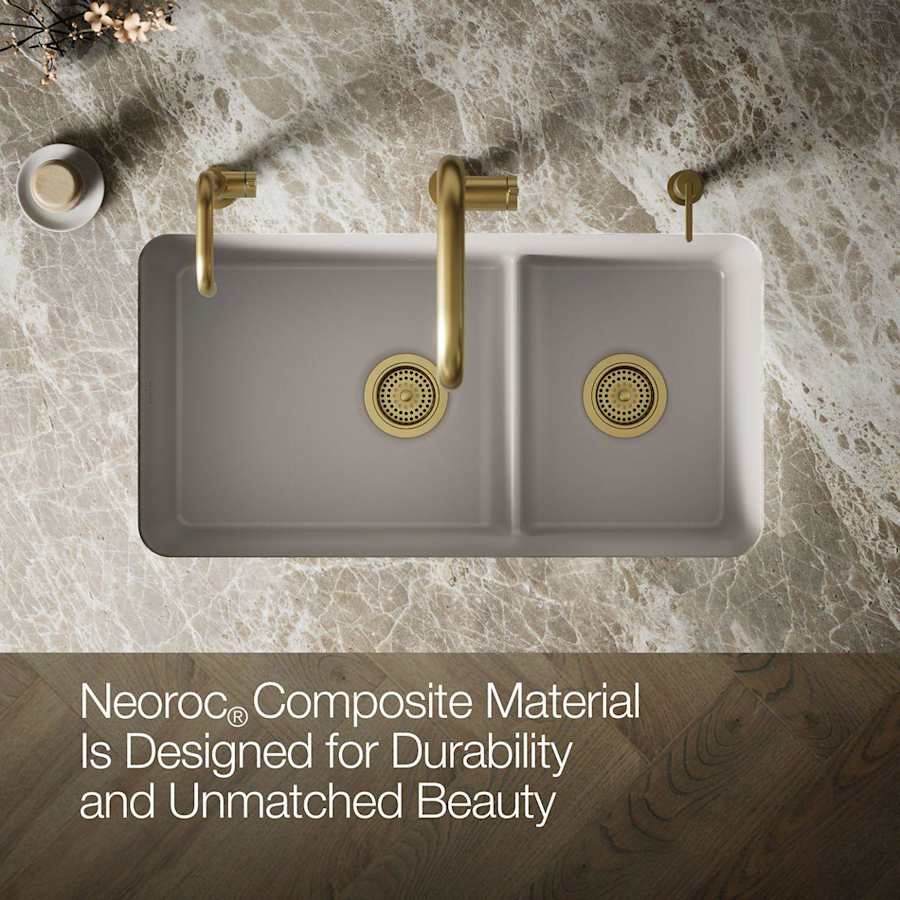 Kohler K-27786-CM7 Cairn Smart Divide 33-1/2