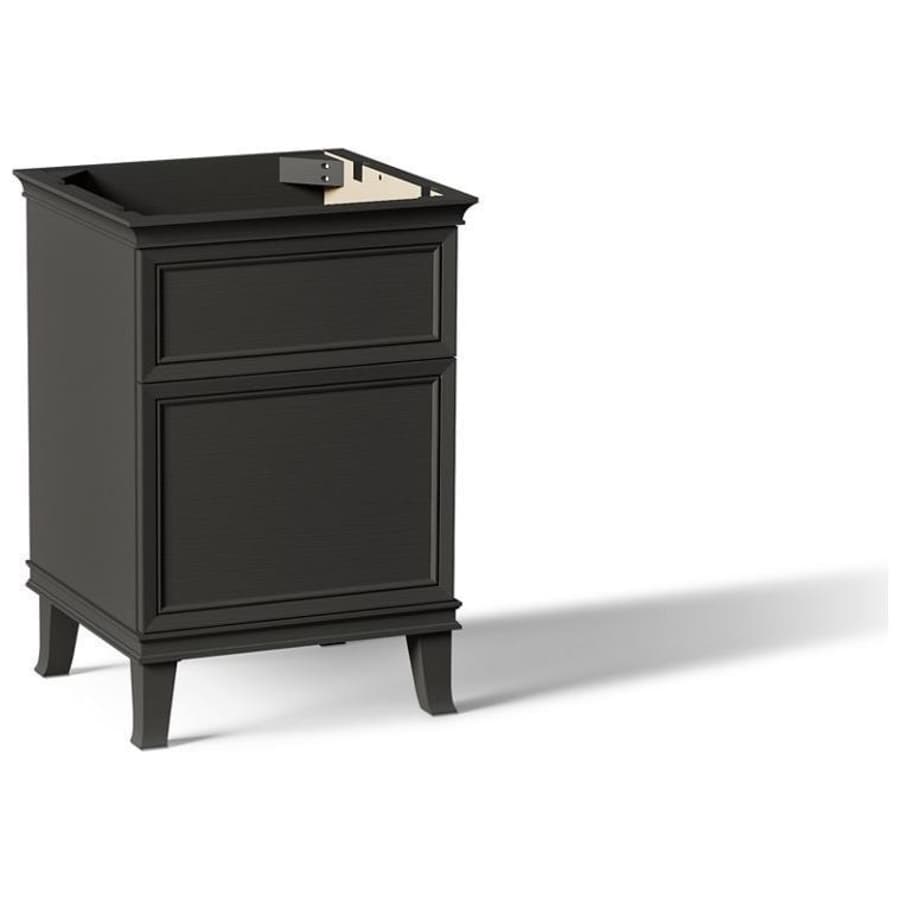 Kohler Artifacts 24" Single Free Standing Vanity Cabinet Only - Less Vanity Top Carbon Oak