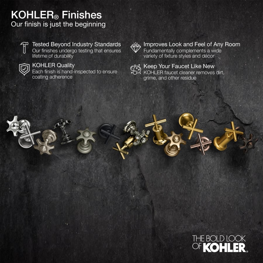KOHLER Honesty Toilettenpapierhalter – Wandmontiert, Hochwertiges Metall, Korrosionsbeständig
