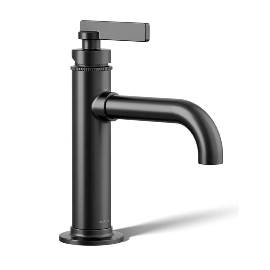 KOHLER Castia By Studio McGee Single-Handle Single-Hole Bathroom Faucet 1.2 GPM in Matte Black
