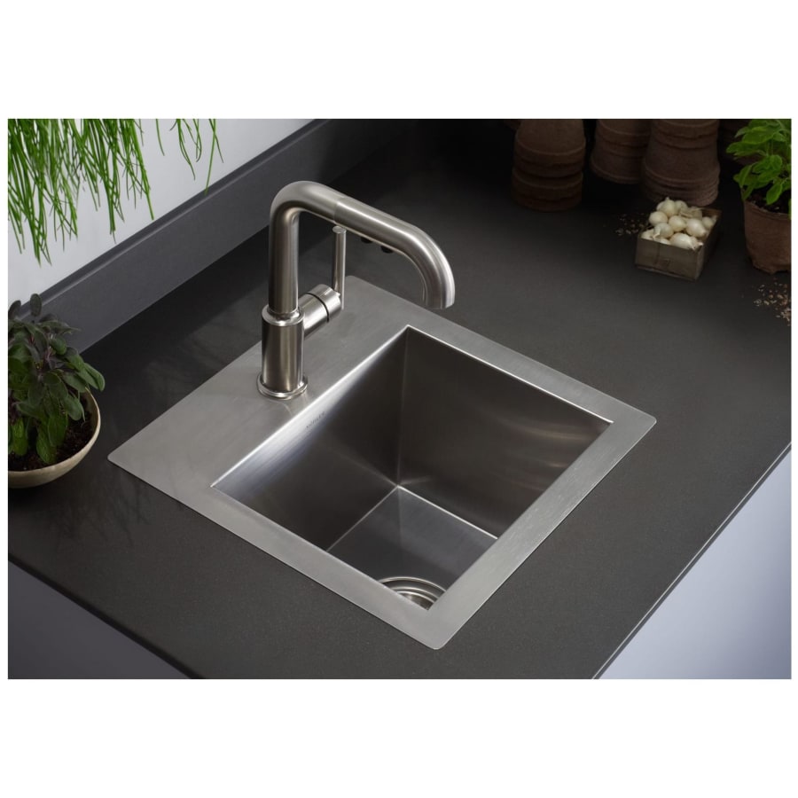 Kohler K 3840 1 NA Vault 15 Drop In or Undermount Single Build