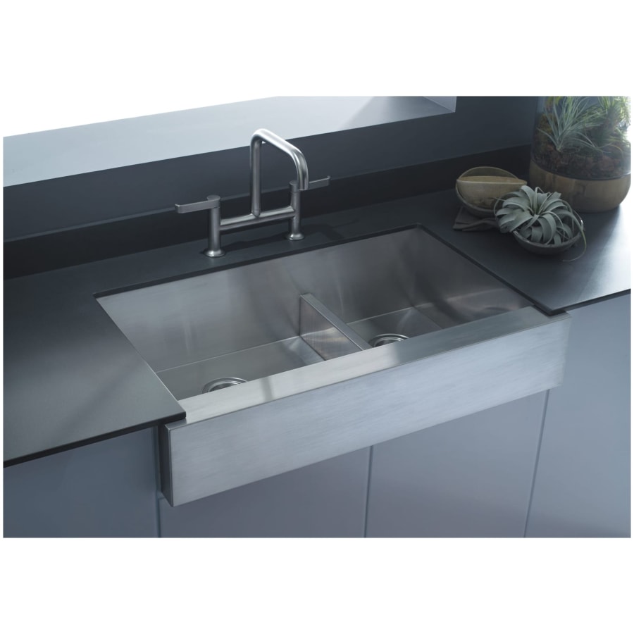 Kohler K 3945 NA Vault 36 Double Basin Under Mount Build