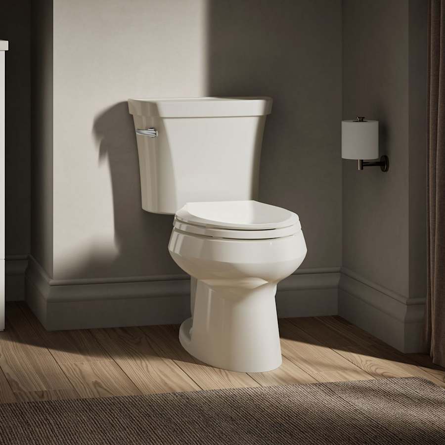 Kohler K-3998-96 1.28 GPF Two-Piece Elongated Toilet with 12