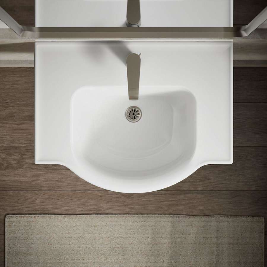 sssk.k KOHLER Veer 24 in. Vitreous China Pedestal Combo Bathroom