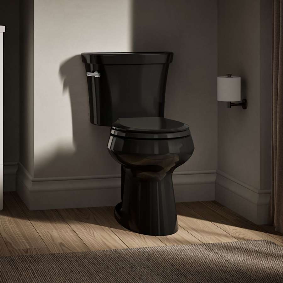 Kohler K-5481-96 Highline Two-Piece Round-Front 1.28 gpf Toilet