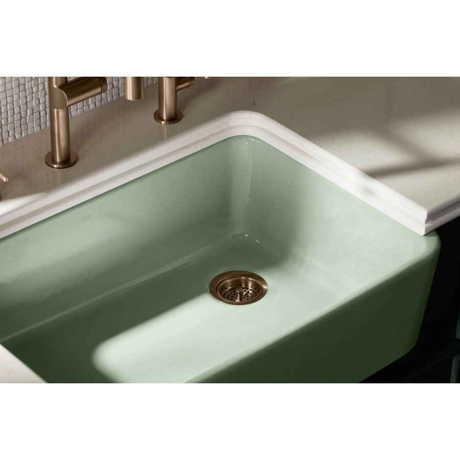 Kohler farm sink rack outlet