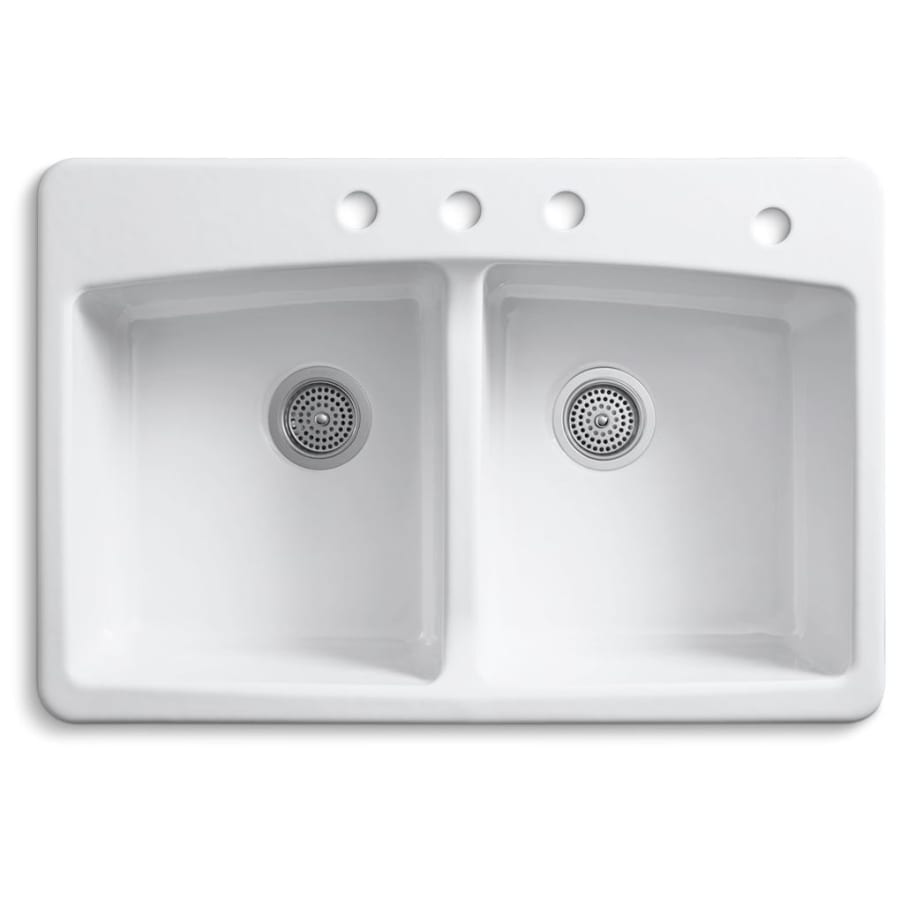 Kohler K 5846 4 96 Brookfield 33 Double Basin Top Mount Build