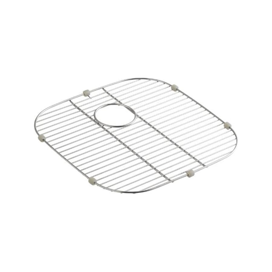 KOHLER Undertone 18 in. x 17-3/4 in. Sink Bowl Rack in Stainless Steel