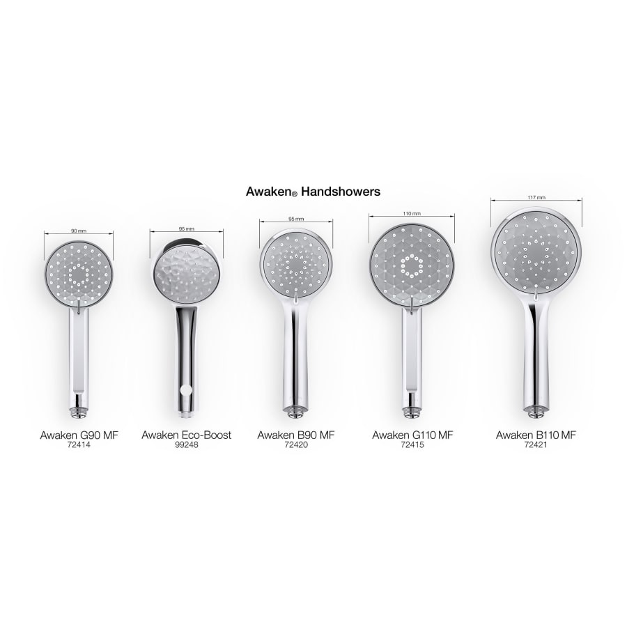 Kohler K-72414-BL Awaken G90 Multi-Function Hand Shower | Build.com
