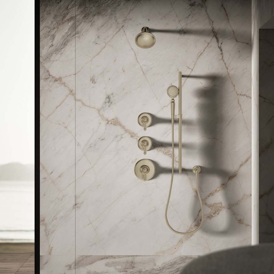 Kohler K-72773-BL Artifacts 2.5 GPM Single Function Shower Head