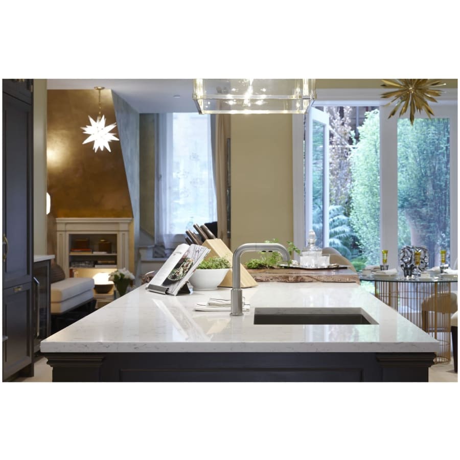Kohler K-7506-BL Purist 1.5 GPM Single Hole Pull Out Kitchen 