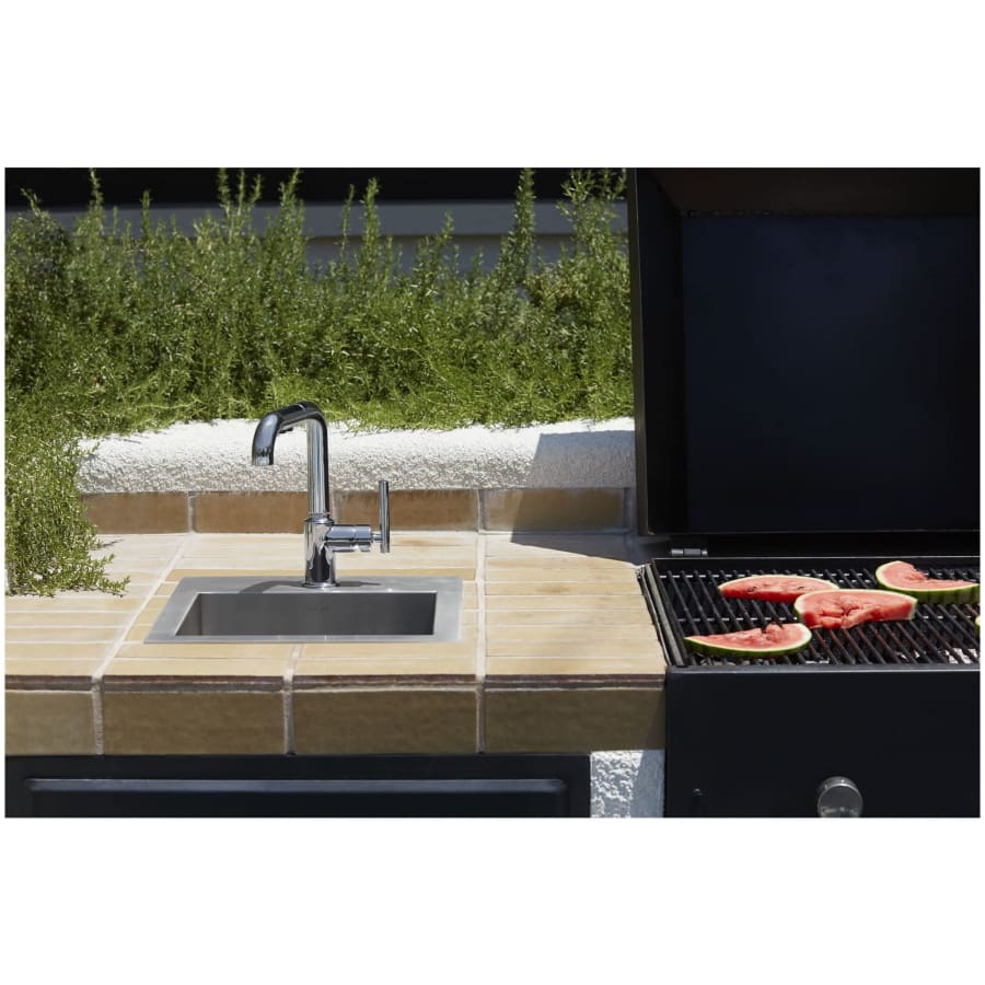 Kohler K-7506-BL Purist 1.5 GPM Single Hole Pull Out Kitchen 