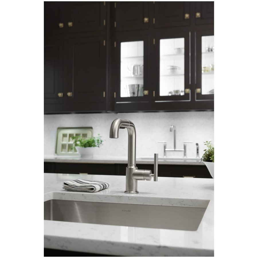 Kohler K-7506-BL Purist 1.5 GPM Single Hole Pull Out Kitchen 