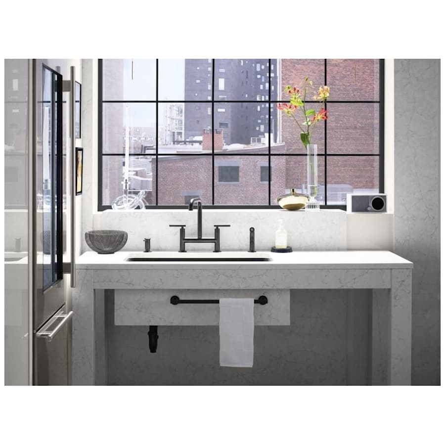 Kohler K-7548-4-BGP Purist 1.5 GPM Widespread Bridge Kitchen