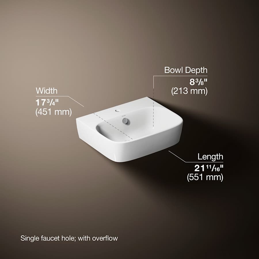 Kohler K-77767-1-0 Modernlife 21-11/16