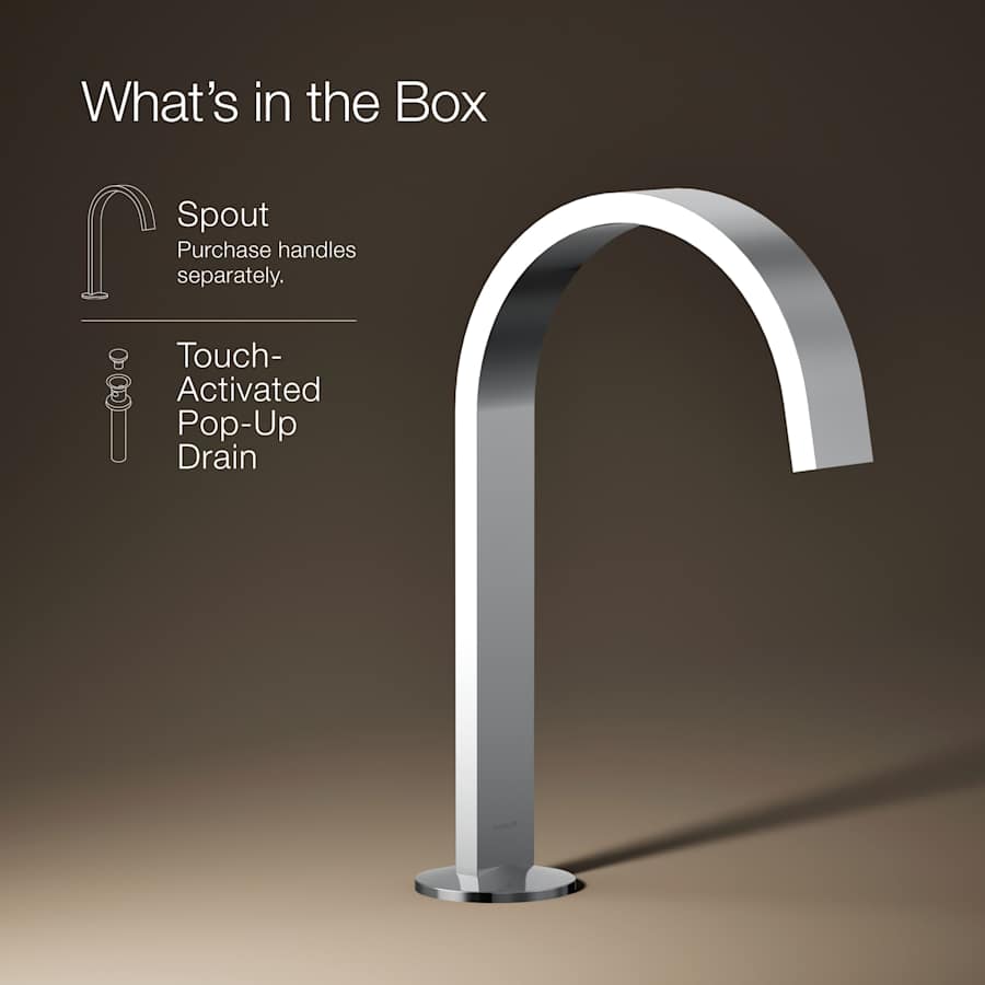 Kohler K-77968-BGP Components 1.2 GPM Widespread Bathroom Faucet