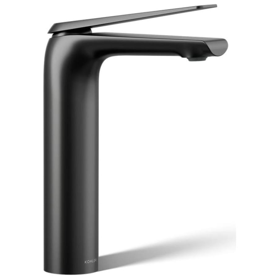 Kohler Avid 0.5 GPM Bathroom Sink Faucet Single Hole with Pop-Up Drain Assembly Matte Black