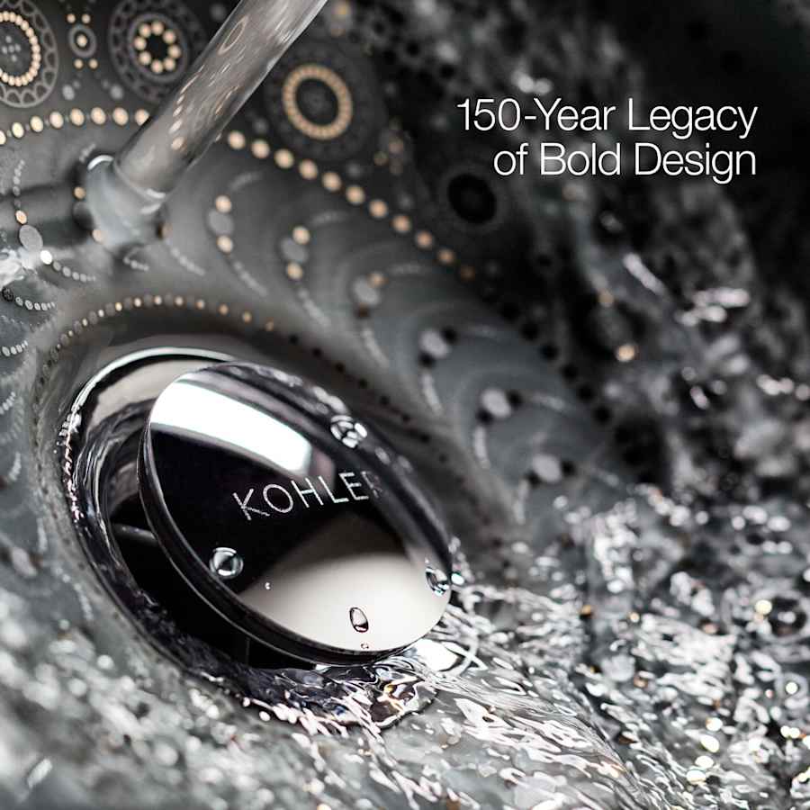 colon　0102 ♡ Kohler K-98740-BL WaterTile Rain 9-7/8