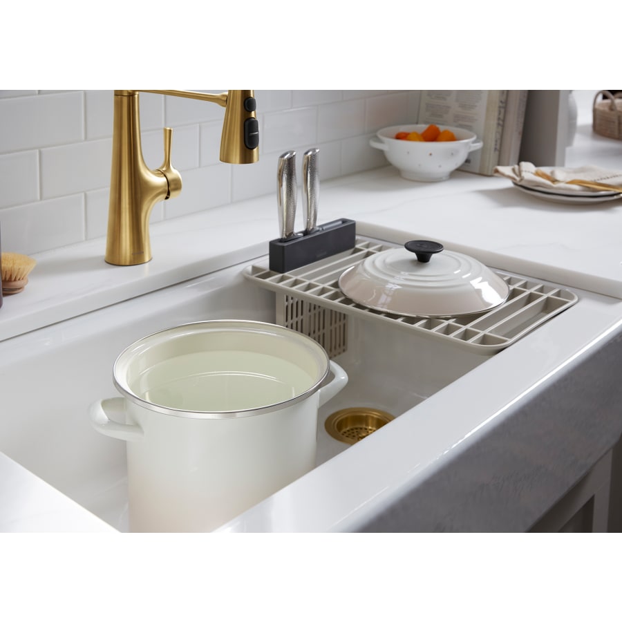 Kohler sink rack for farmhouse sink deals