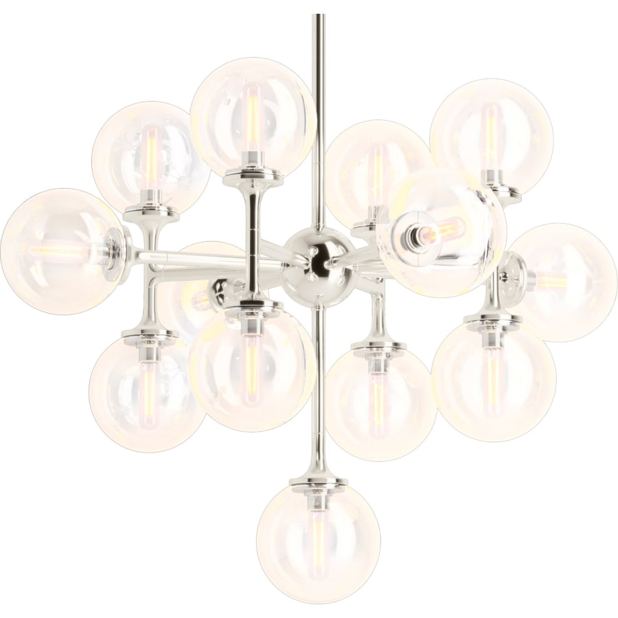 KOHLER Bellera 13-Light Polished Nickel Chandelier