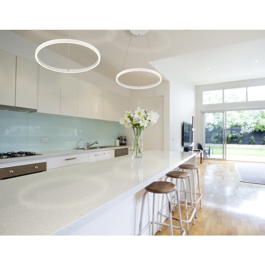 Kuzco Lighting PD86132 BK Cerchio 32 Wide LED Ring Build